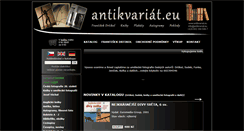 Desktop Screenshot of antikvariat.eu