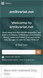 Mobile Screenshot of antikvariat.net